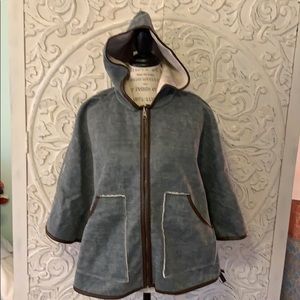 BNWT Reversible Poncho Jacket!